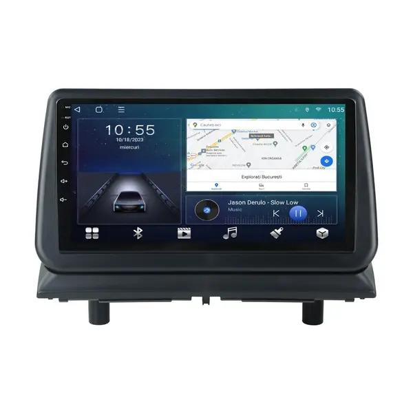 Navigatie dedicata cu Android Dodge Nitro 2006 - 2013, 2GB RAM, Radio GPS Dual Zone, Display HD QLED 9'' Touchscreen, Internet Wi-Fi si slot SIM 4G, Bluetooth, MirrorLink, USB