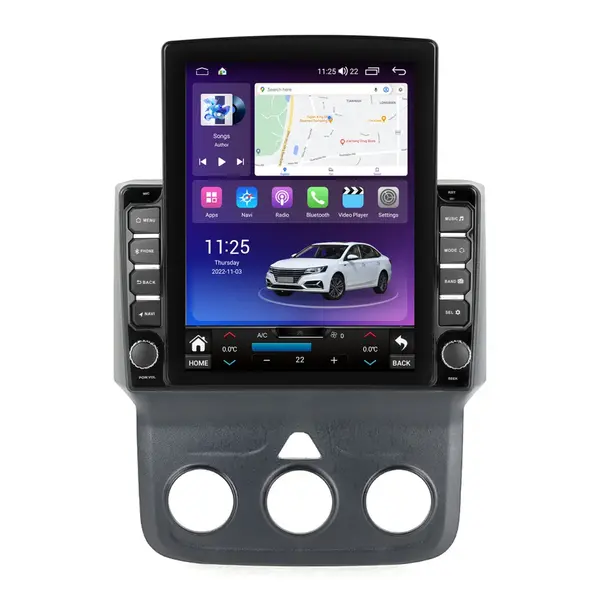 Navigatie dedicata cu Android Dodge RAM 2013 - 2018, clima manuala, 8GB RAM, Radio GPS Dual Zone, Touchscreen IPS 9.7" HD tip Tesla, Internet Wi-Fi si slot SIM 4G, Bluetooth, MirrorLink, USB