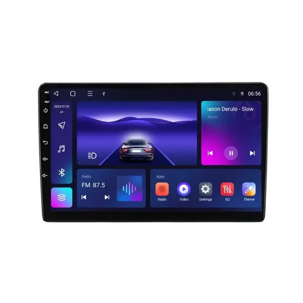 Navigatie dedicata cu Android Fiat 500L dupa 2012, 4GB RAM, Radio GPS Dual Zone, Display HD IPS 10" Touchscreen, Internet Wi-Fi, Bluetooth, MirrorLink, USB