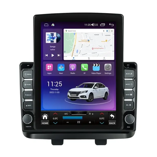 Navigatie dedicata cu Android Fiat Doblo 2000 - 2009, 8GB RAM, Radio GPS Dual Zone, Touchscreen IPS 9.7" HD tip Tesla, Internet Wi-Fi si slot SIM 4G, Bluetooth, MirrorLink, USB