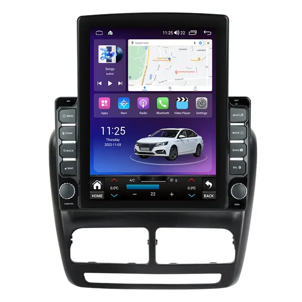 Navigatie dedicata cu Android Fiat Doblo 2010 - 2015, 8GB RAM, Radio GPS Dual Zone, Touchscreen IPS 9.7" HD tip Tesla, Internet Wi-Fi si slot SIM 4G, Bluetooth, MirrorLink, USB