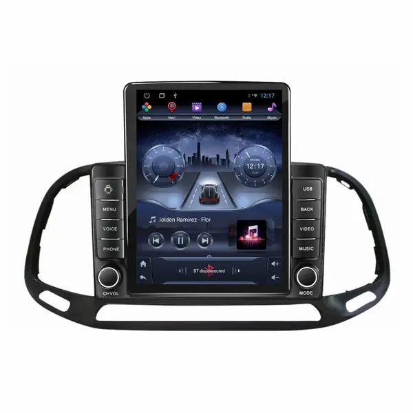 Navigatie dedicata cu Android Fiat Doblo dupa 2015, 2GB RAM, Radio GPS Dual Zone, Touchscreen IPS 9.7" HD tip Tesla, Internet Wi-Fi, Bluetooth, MirrorLink, USB