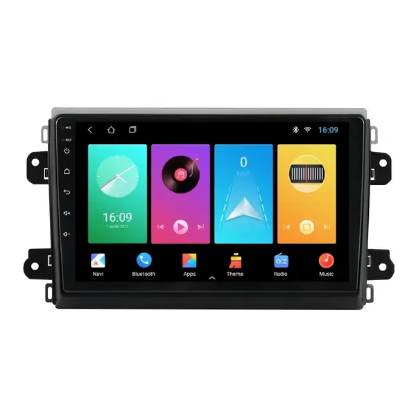Navigatie dedicata cu Android Fiat Ducato dupa 2022, 1GB RAM, Radio GPS Dual Zone, Display HD IPS 9" Touchscreen, Internet Wi-Fi, Bluetooth, MirrorLink, USB