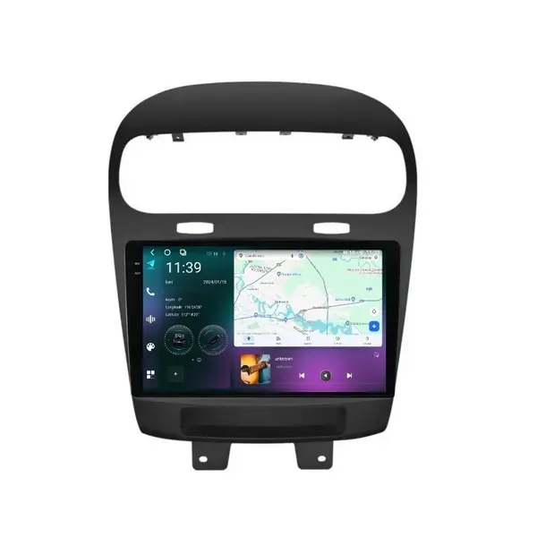 Navigatie dedicata cu Android Fiat Freemont 2011 - 2016, 12GB RAM, Radio GPS Dual Zone, Display 2K QLED 9.5" Touchscreen, Internet Wi-Fi si slot SIM 4G, Bluetooth, MirrorLink, USB