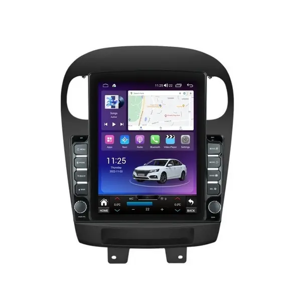 Navigatie dedicata cu Android Fiat Freemont 2011 - 2016, 4GB RAM, Radio GPS Dual Zone, Touchscreen IPS 9.7" HD tip Tesla, Internet Wi-Fi si slot SIM 4G, Bluetooth, MirrorLink, USB