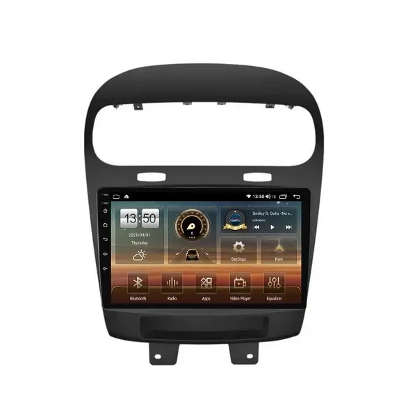 Navigatie dedicata cu Android Fiat Freemont 2011 - 2016, 8GB RAM, Radio GPS Dual Zone, Display HD QLED 9" Touchscreen, Internet Wi-Fi si slot SIM 4G, Bluetooth, MirrorLink, USB