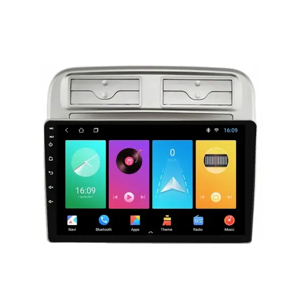Navigatie dedicata cu Android Fiat Punto 199 / Grande Punto 2005 - 2010, 2GB RAM, Radio GPS Dual Zone, Display HD IPS 9" Touchscreen, Internet Wi-Fi, Bluetooth, MirrorLink, USB