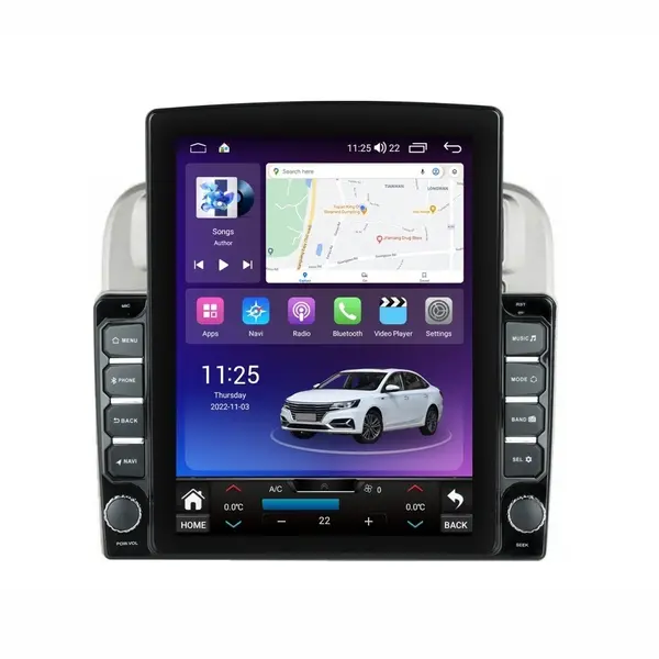 Navigatie dedicata cu Android Fiat Punto 199 / Grande Punto 2005 - 2010, 8GB RAM, Radio GPS Dual Zone, Touchscreen IPS 9.7" HD tip Tesla, Internet Wi-Fi si slot SIM 4G, Bluetooth, MirrorLink, USB