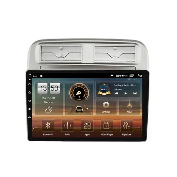 Navigatie dedicata cu Android Fiat Punto 199 / Grande Punto 2005 - 2010, 8GB RAM, Radio GPS Dual Zone, Display HD QLED 9" Touchscreen, Internet Wi-Fi si slot SIM 4G, Bluetooth, MirrorLink, USB