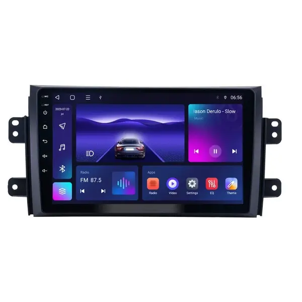 Navigatie dedicata cu Android Fiat Sedici 2006 - 2015, 4GB RAM, Radio GPS Dual Zone, Display HD IPS 9" Touchscreen, Internet Wi-Fi, Bluetooth, MirrorLink, USB