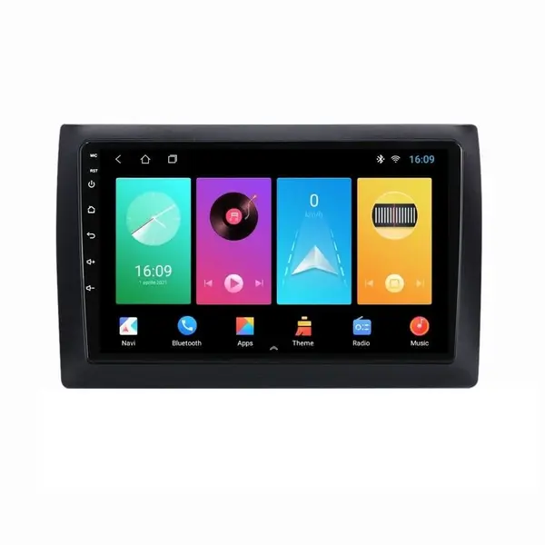 Navigatie dedicata cu Android Fiat Stilo 2001 - 2011, 1GB RAM, Radio GPS Dual Zone, Display HD IPS 9" Touchscreen, Internet Wi-Fi, Bluetooth, MirrorLink, USB