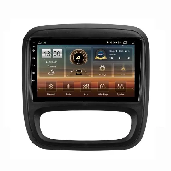 Navigatie dedicata cu Android Fiat Talento dupa 2016, 8GB RAM, Radio GPS Dual Zone, Display HD QLED 9" Touchscreen, Internet Wi-Fi si slot SIM 4G, Bluetooth, MirrorLink, USB