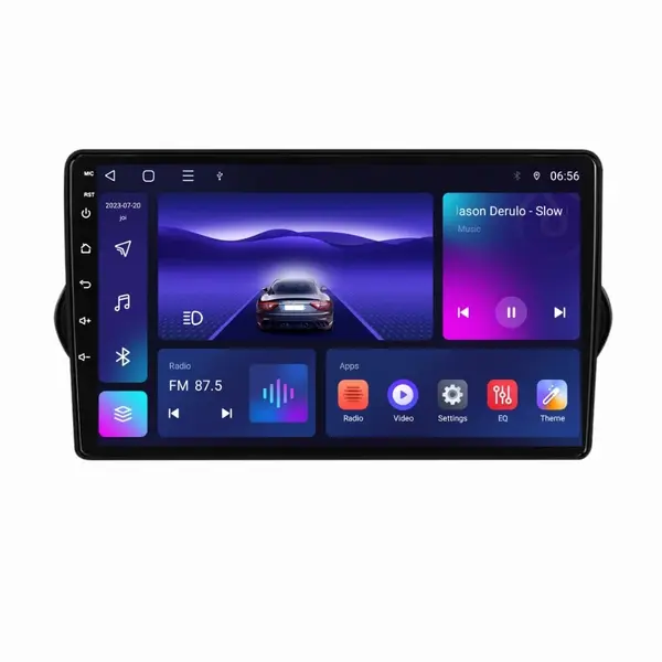 Navigatie dedicata cu Android Fiat Tipo dupa 2015, 4GB RAM, Radio GPS Dual Zone, Display HD IPS 9" Touchscreen, Internet Wi-Fi, Bluetooth, MirrorLink, USB