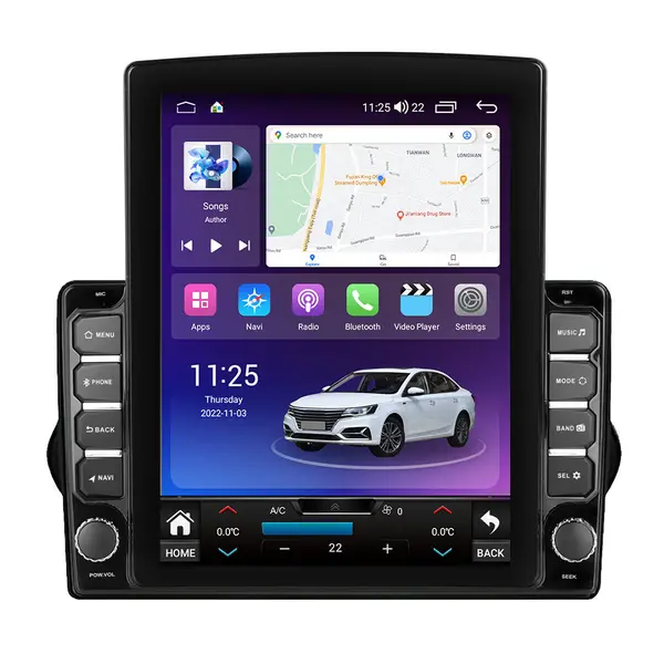 Navigatie dedicata cu Android Fiat Tipo dupa 2015, 4GB RAM, Radio GPS Dual Zone, Touchscreen IPS 9.7" HD tip Tesla, Internet Wi-Fi si slot SIM 4G, Bluetooth, MirrorLink, USB