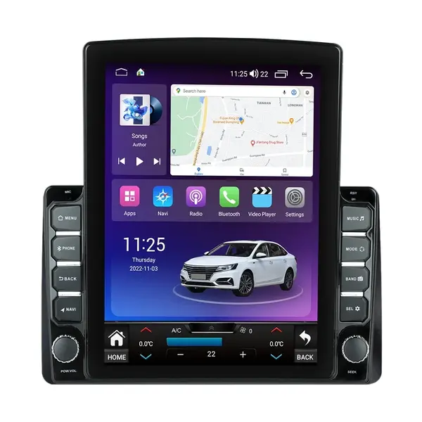 Navigatie dedicata cu Android Ford B-Max 2012 - 2018 fara ecran din fabrica, 8GB RAM, Radio GPS Dual Zone, Touchscreen IPS 9.7" HD tip Tesla, Internet Wi-Fi si slot SIM 4G, Bluetooth, MirrorLink, USB
