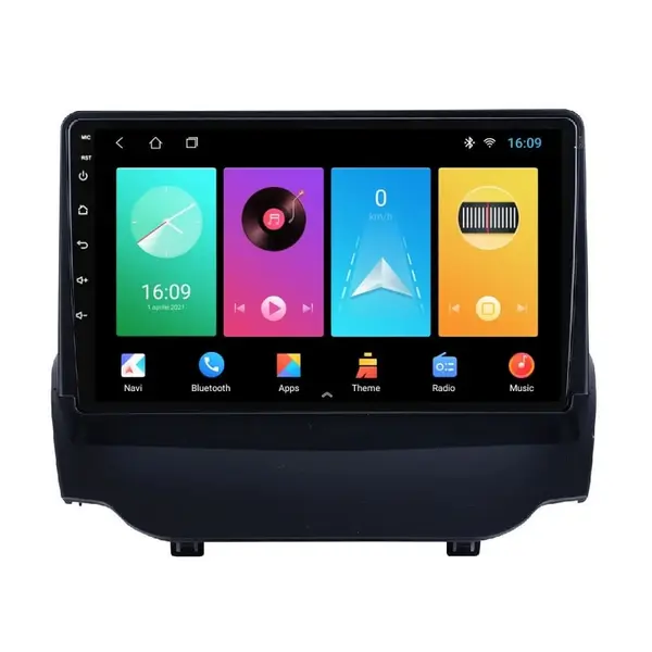 Navigatie dedicata cu Android Ford Ecosport 2012 - 2018, 1GB RAM, Radio GPS Dual Zone, Display HD IPS 9" Touchscreen, Internet Wi-Fi, Bluetooth, MirrorLink, USB