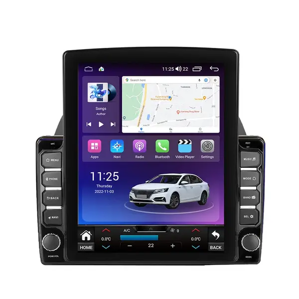 Navigatie dedicata cu Android Ford Ecosport dupa 2018, 4GB RAM, Radio GPS Dual Zone, Touchscreen IPS 9.7" HD tip Tesla, Internet Wi-Fi si slot SIM 4G, Bluetooth, MirrorLink, USB