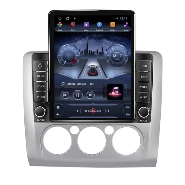 Navigatie dedicata cu Android Ford Focus II 2004 - 2011, clima manuala, 2GB RAM, Radio GPS Dual Zone, Touchscreen IPS 9.7" HD tip Tesla, Internet Wi-Fi, Bluetooth, MirrorLink, USB