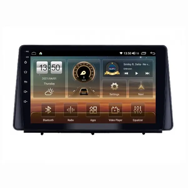 Navigatie dedicata cu Android Ford Focus IV dupa 2018, 6GB RAM, Radio GPS Dual Zone, Display HD QLED 10" Touchscreen, Internet Wi-Fi si slot SIM 4G, Bluetooth, MirrorLink, USB