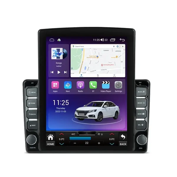 Navigatie dedicata cu Android Ford Fusion 2002 - 2005, 8GB RAM, Radio GPS Dual Zone, Touchscreen IPS 9.7" HD tip Tesla, Internet Wi-Fi si slot SIM 4G, Bluetooth, MirrorLink, USB