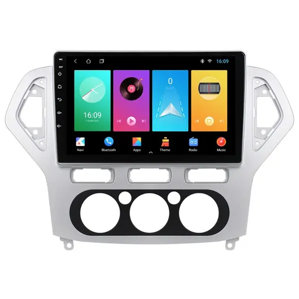 Navigatie dedicata cu Android Ford Mondeo IV 2007 - 2011, clima manuala, 1GB RAM, Radio GPS Dual Zone, Display HD IPS 10" Touchscreen, Internet Wi-Fi, Bluetooth, MirrorLink, USB