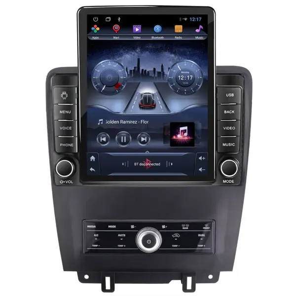 Navigatie dedicata cu Android Ford Mustang 2009 - 2014, 2GB RAM, Radio GPS Dual Zone, Touchscreen IPS 9.7" HD tip Tesla, Internet Wi-Fi, Bluetooth, MirrorLink, USB