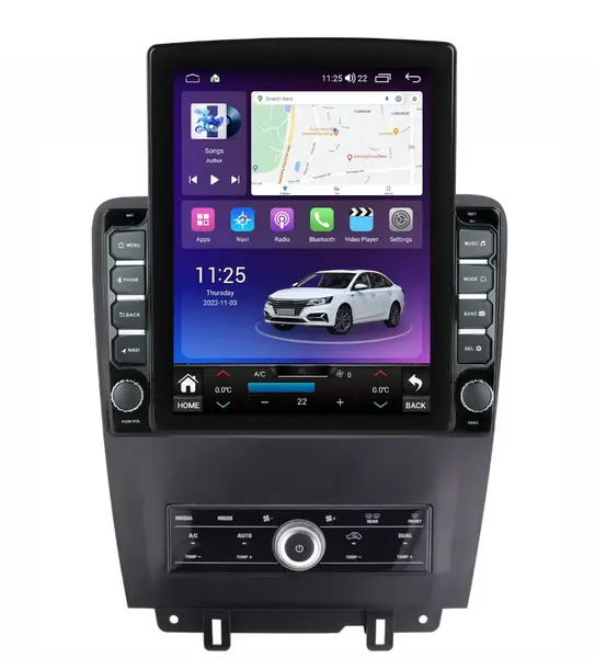 Navigatie dedicata cu Android Ford Mustang 2009 - 2014, 4GB RAM, Radio GPS Dual Zone, Touchscreen IPS 9.7" HD tip Tesla, Internet Wi-Fi si slot SIM 4G, Bluetooth, MirrorLink, USB