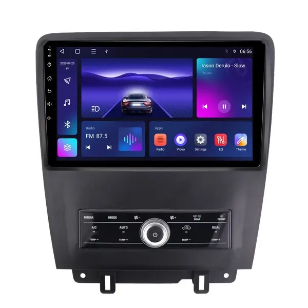 Navigatie dedicata cu Android Ford Mustang 2009 - 2014, 4GB RAM, Radio GPS Dual Zone, Display HD IPS 10" Touchscreen, Internet Wi-Fi, Bluetooth, MirrorLink, USB