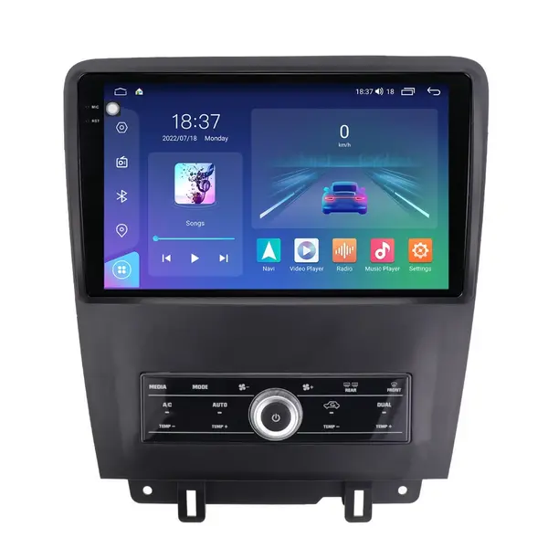 Navigatie dedicata cu Android Ford Mustang 2009 - 2014, 8GB RAM, Radio GPS Dual Zone, Display 2K QLED 10.36" Touchscreen, Internet Wi-Fi si slot SIM 4G, Bluetooth, MirrorLink, USB