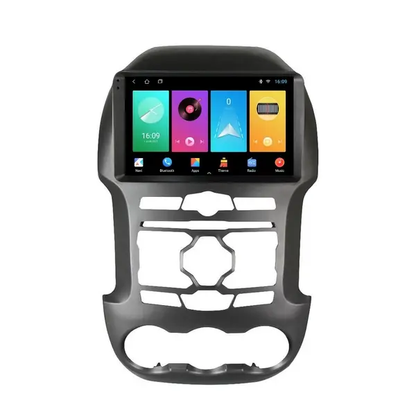 Navigatie dedicata cu Android Ford Ranger 2011 - 2015, 1GB RAM, Radio GPS Dual Zone, Display HD IPS 9" Touchscreen, Internet Wi-Fi, Bluetooth, MirrorLink, USB