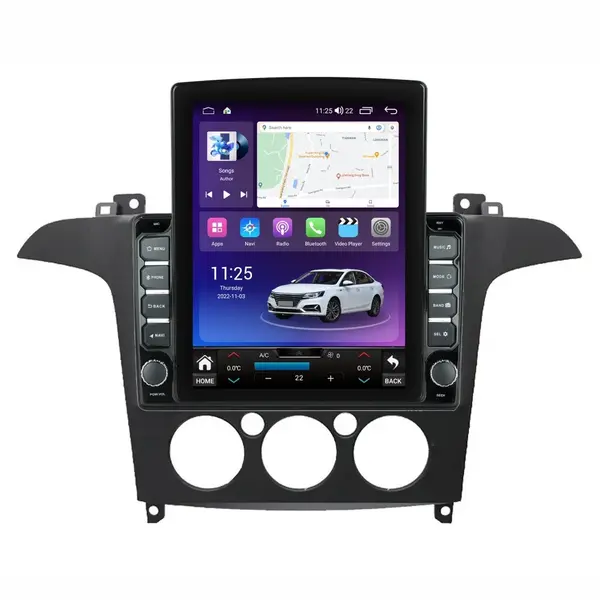 Navigatie dedicata cu Android Ford S-Max I / Galaxy II 2006 - 2015, clima manuala, 4GB RAM, Radio GPS Dual Zone, Touchscreen IPS 9.7" HD tip Tesla, Internet Wi-Fi si slot SIM 4G, Bluetooth, MirrorLink, USB