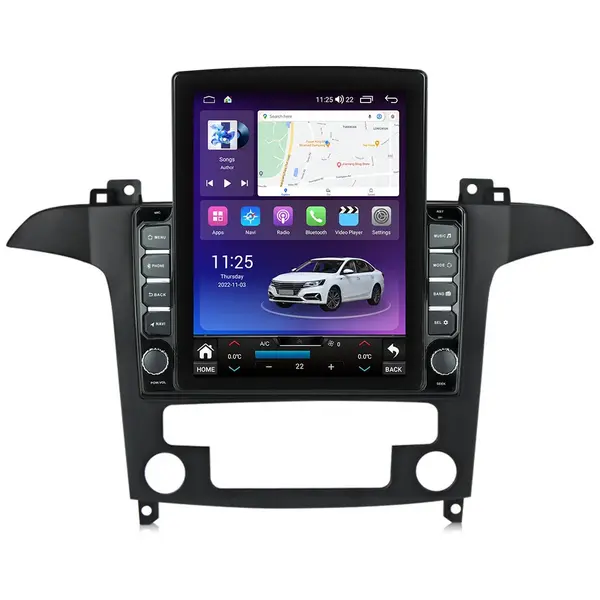 Navigatie dedicata cu Android Ford S-Max I / Galaxy II 2006 - 2015, clima automata, 4GB RAM, Radio GPS Dual Zone, Touchscreen IPS 9.7" HD tip Tesla, Internet Wi-Fi si slot SIM 4G, Bluetooth, MirrorLink, USB