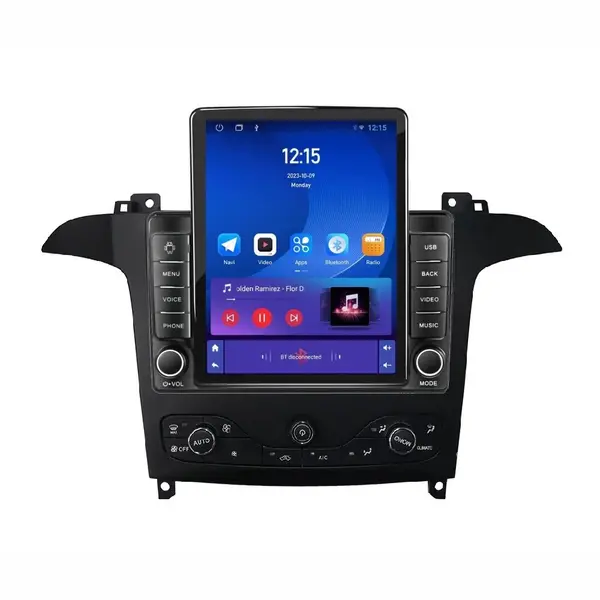 Navigatie dedicata cu Android Ford S-Max I / Galaxy II 2006 - 2015 cu navigatie originala, 1GB RAM, Radio GPS Dual Zone, Touchscreen IPS 9.7" HD tip Tesla, Internet Wi-Fi, Bluetooth, MirrorLink, USB