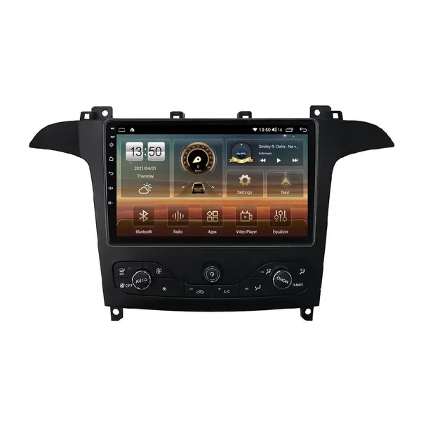 Navigatie dedicata cu Android Ford S-Max I / Galaxy II 2006 - 2015 cu navigatie originala, 4GB RAM, Radio GPS Dual Zone, Display HD QLED 9" Touchscreen, Internet Wi-Fi si slot SIM 4G, Bluetooth, MirrorLink, USB