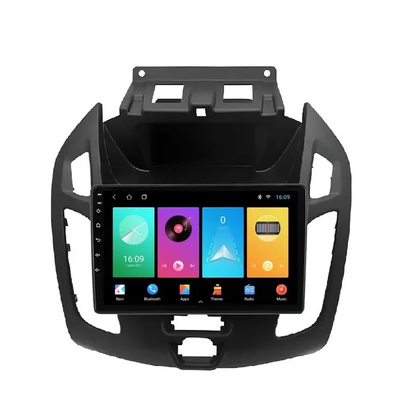 Navigatie dedicata cu Android Ford Transit / Tourneo Connect 2013 - 2018, 1GB RAM, Radio GPS Dual Zone, Display HD IPS 9" Touchscreen, Internet Wi-Fi, Bluetooth, MirrorLink, USB