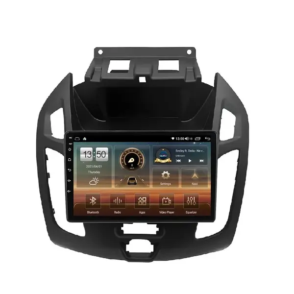 Navigatie dedicata cu Android Ford Transit / Tourneo Connect 2013 - 2018, 6GB RAM, Radio GPS Dual Zone, Display HD QLED 9" Touchscreen, Internet Wi-Fi si slot SIM 4G, Bluetooth, MirrorLink, USB