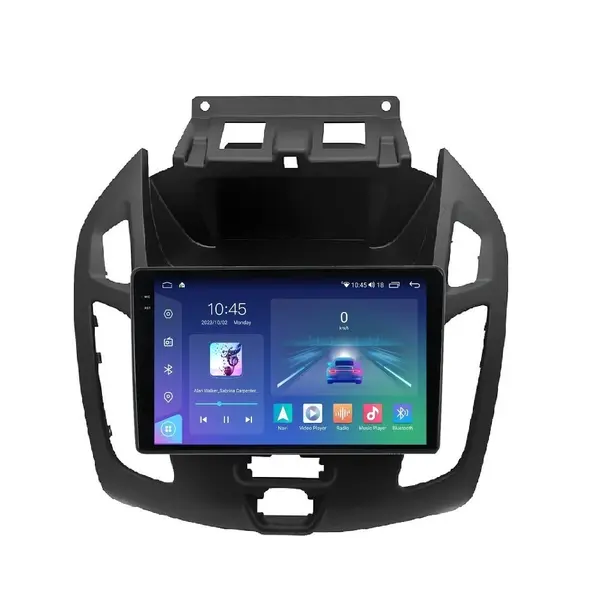Navigatie dedicata cu Android Ford Transit / Tourneo Connect 2013 - 2018, 4GB RAM, Radio GPS Dual Zone, Display 2K QLED 9.5" Touchscreen, Internet Wi-Fi si slot SIM 4G, Bluetooth, MirrorLink, USB