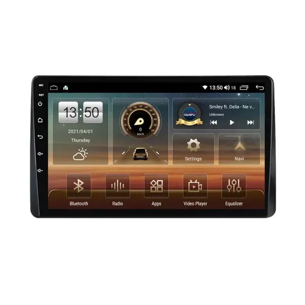 Navigatie dedicata cu Android Ford Transit / Tourneo Courier 2014 - 2023 fara ecran din fabrica, 4GB RAM, Radio GPS Dual Zone, Display HD QLED 9" Touchscreen, Internet Wi-Fi si slot SIM 4G, Bluetooth, MirrorLink, USB