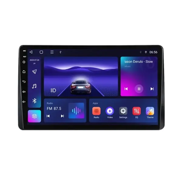 Navigatie dedicata cu Android Ford Transit / Tourneo Courier 2014 - 2023 fara ecran din fabrica, 4GB RAM, Radio GPS Dual Zone, Display HD IPS 9" Touchscreen, Internet Wi-Fi, Bluetooth, MirrorLink, USB