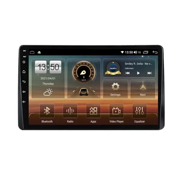 Navigatie dedicata cu Android Ford Transit / Tourneo Courier 2014 - 2023 fara ecran din fabrica, 6GB RAM, Radio GPS Dual Zone, Display HD QLED 9" Touchscreen, Internet Wi-Fi si slot SIM 4G, Bluetooth, MirrorLink, USB