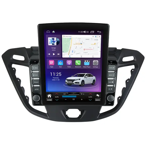 Navigatie dedicata cu Android Ford Transit / Tourneo Custom 2012 - 2018, 8GB RAM, Radio GPS Dual Zone, Touchscreen IPS 9.7" HD tip Tesla, Internet Wi-Fi si slot SIM 4G, Bluetooth, MirrorLink, USB