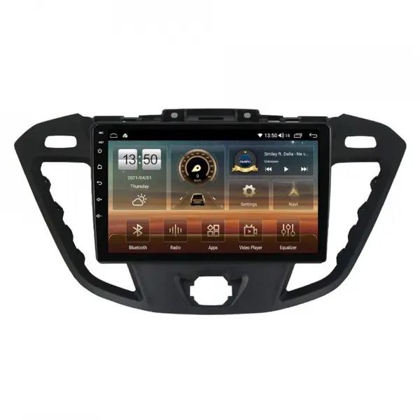 Navigatie dedicata cu Android Ford Transit / Tourneo Custom 2012 - 2018, 6GB RAM, Radio GPS Dual Zone, Display HD QLED 9" Touchscreen, Internet Wi-Fi si slot SIM 4G, Bluetooth, MirrorLink, USB