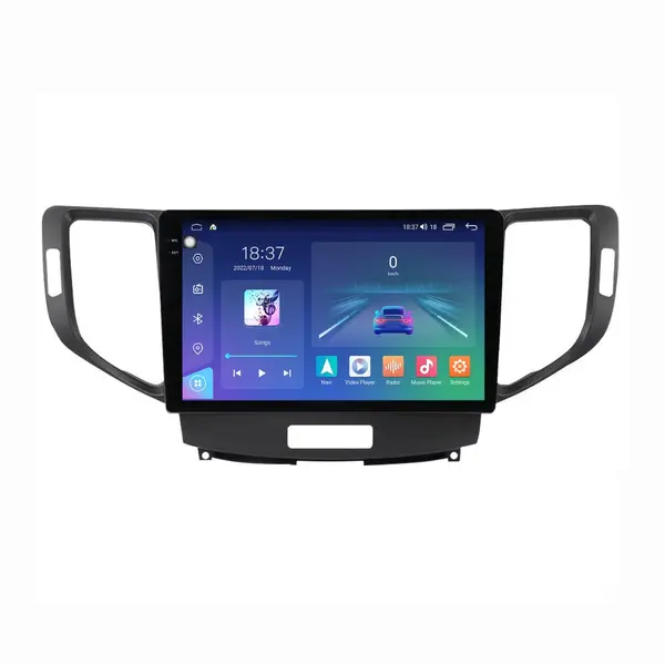 Navigatie dedicata cu Android Honda Accord VIII 2008 - 2012, 4GB RAM, Radio GPS Dual Zone, Display 2K QLED 9.5" Touchscreen, Internet Wi-Fi si slot SIM 4G, Bluetooth, MirrorLink, USB