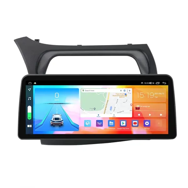Navigatie dedicata cu Android Honda Civic VIII Hatchback 2006 - 2011, 4GB RAM, Radio GPS Dual Zone, Display QLED 12.3" Touchscreen, Internet Wi-Fi si slot SIM 4G, Bluetooth, MirrorLink, USB