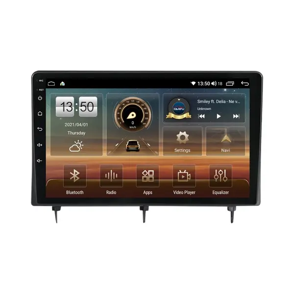 Navigatie dedicata cu Android Honda Civic XI dupa 2021, 4GB RAM, Radio GPS Dual Zone, Display HD QLED 10" Touchscreen, Internet Wi-Fi si slot SIM 4G, Bluetooth, MirrorLink, USB