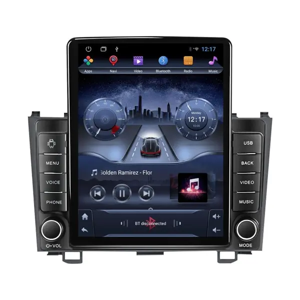 Navigatie dedicata cu Android Honda CR-V III 2006 - 2012, 2GB RAM, Radio GPS Dual Zone, Touchscreen IPS 9.7" HD tip Tesla, Internet Wi-Fi, Bluetooth, MirrorLink, USB