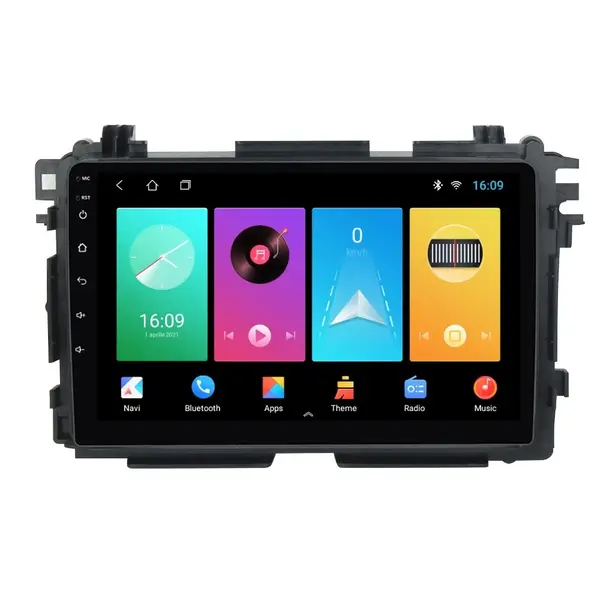 Navigatie dedicata cu Android Honda HR-V 2014 - 2021, 1GB RAM, Radio GPS Dual Zone, Display HD IPS 10" Touchscreen, Internet Wi-Fi, Bluetooth, MirrorLink, USB