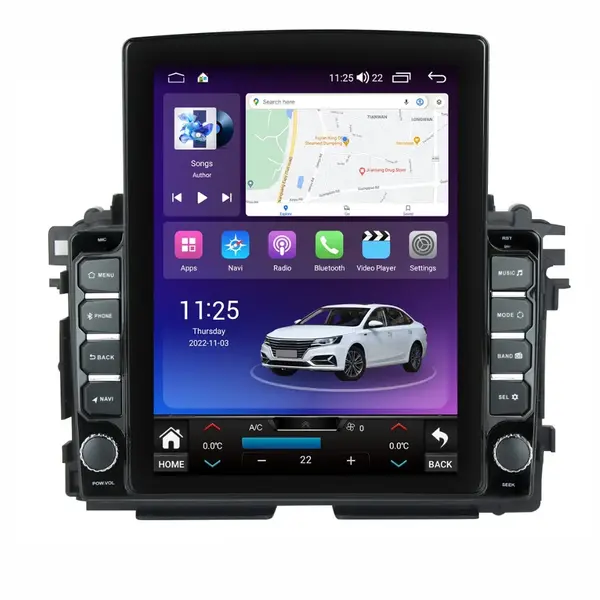 Navigatie dedicata cu Android Honda HR-V 2014 - 2021, 8GB RAM, Radio GPS Dual Zone, Touchscreen IPS 9.7" HD tip Tesla, Internet Wi-Fi si slot SIM 4G, Bluetooth, MirrorLink, USB