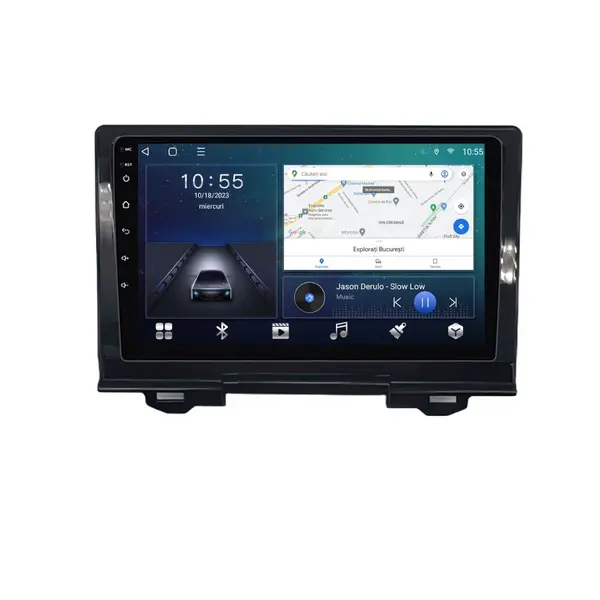 Navigatie dedicata cu Android Honda HR-V dupa 2021, 2GB RAM, Radio GPS Dual Zone, Display HD QLED 9" Touchscreen, Internet Wi-Fi si slot SIM 4G, Bluetooth, MirrorLink, USB
