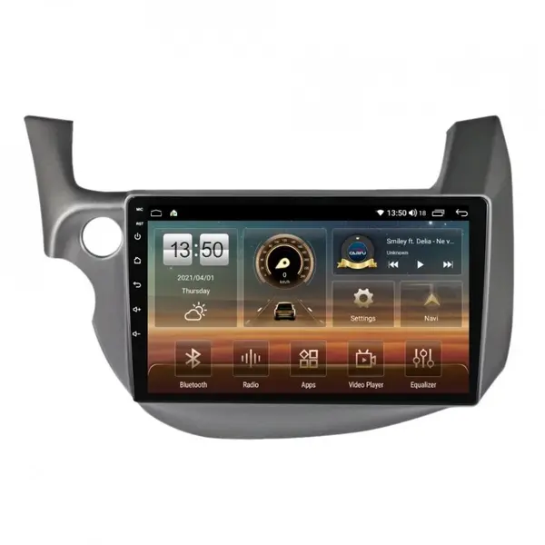 Navigatie dedicata cu Android Honda Jazz III 2007 - 2013, 8GB RAM, Radio GPS Dual Zone, Display HD QLED 10" Touchscreen, Internet Wi-Fi si slot SIM 4G, Bluetooth, MirrorLink, USB